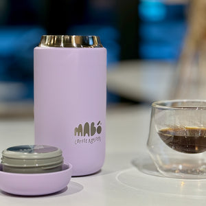 Cana termos Fellow Carter Move Mug în culoarea mov, cu inscripția MABÓ